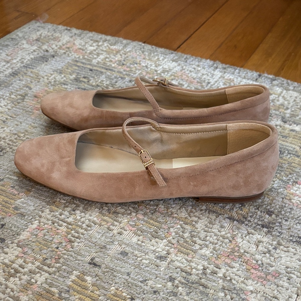 Dolce Vida Tan Mary Jane Flats